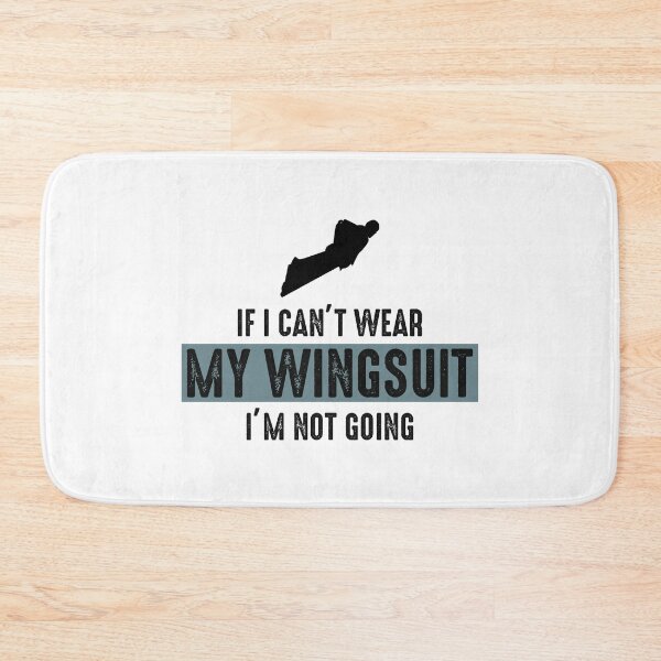 Item preview, Wingsuit flying Base Jumping Skydiving designed and sold by TastefulTees.