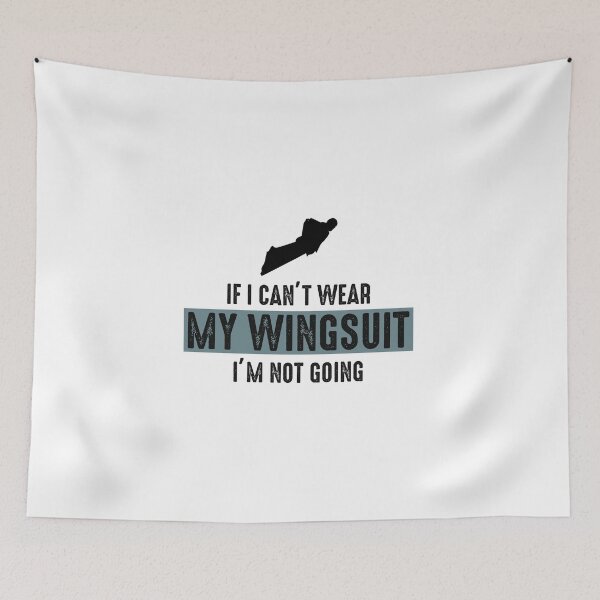 Item preview, Wingsuit flying Base Jumping Skydiving designed and sold by TastefulTees.
