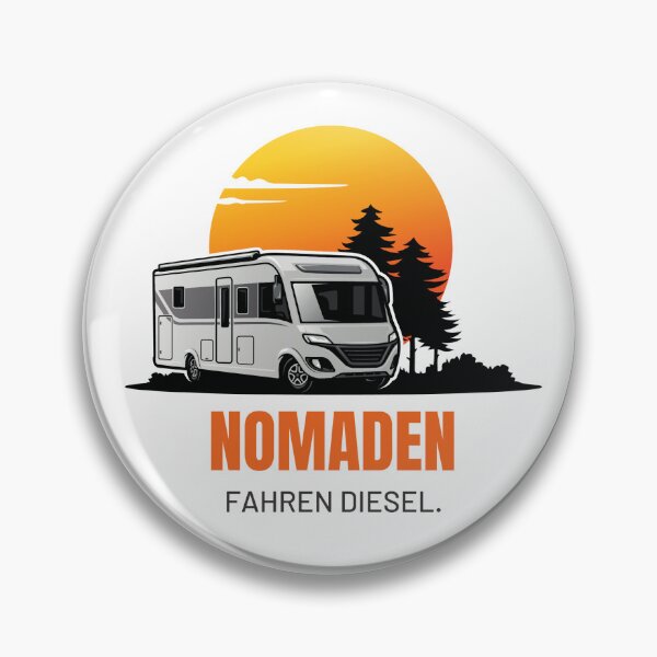 Item preview, NOMADS DRIVE DIESEL. Camping Caravan Campervan Camper Design T-Shirt Hoodie Cup individually mobile freedom designed and sold by JoWillem.