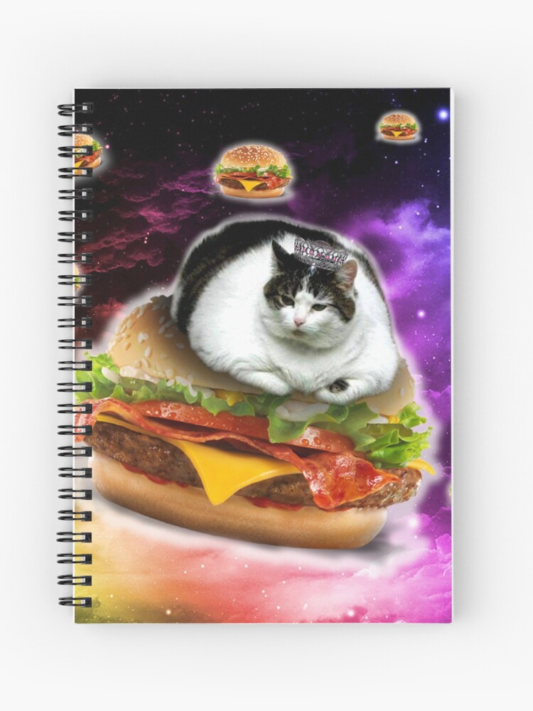 hamburger cat king Spece cosmos pornfood food fast food crazy cat