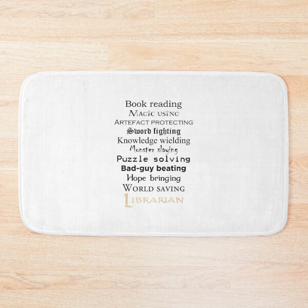 Item preview, Librarian black text   designed and sold by barrettallison8.