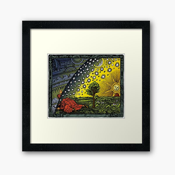 Item preview, The Flammarion engraving, hand coloured designed and sold by monsterplanet.