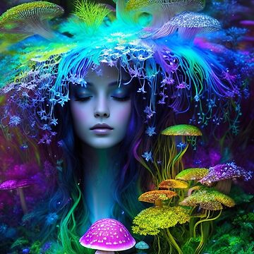 Artwork thumbnail, Psychedelic Mother Nature #4 Part of the Psychedelic Mother Nature Collection by Psychedelic Psychos