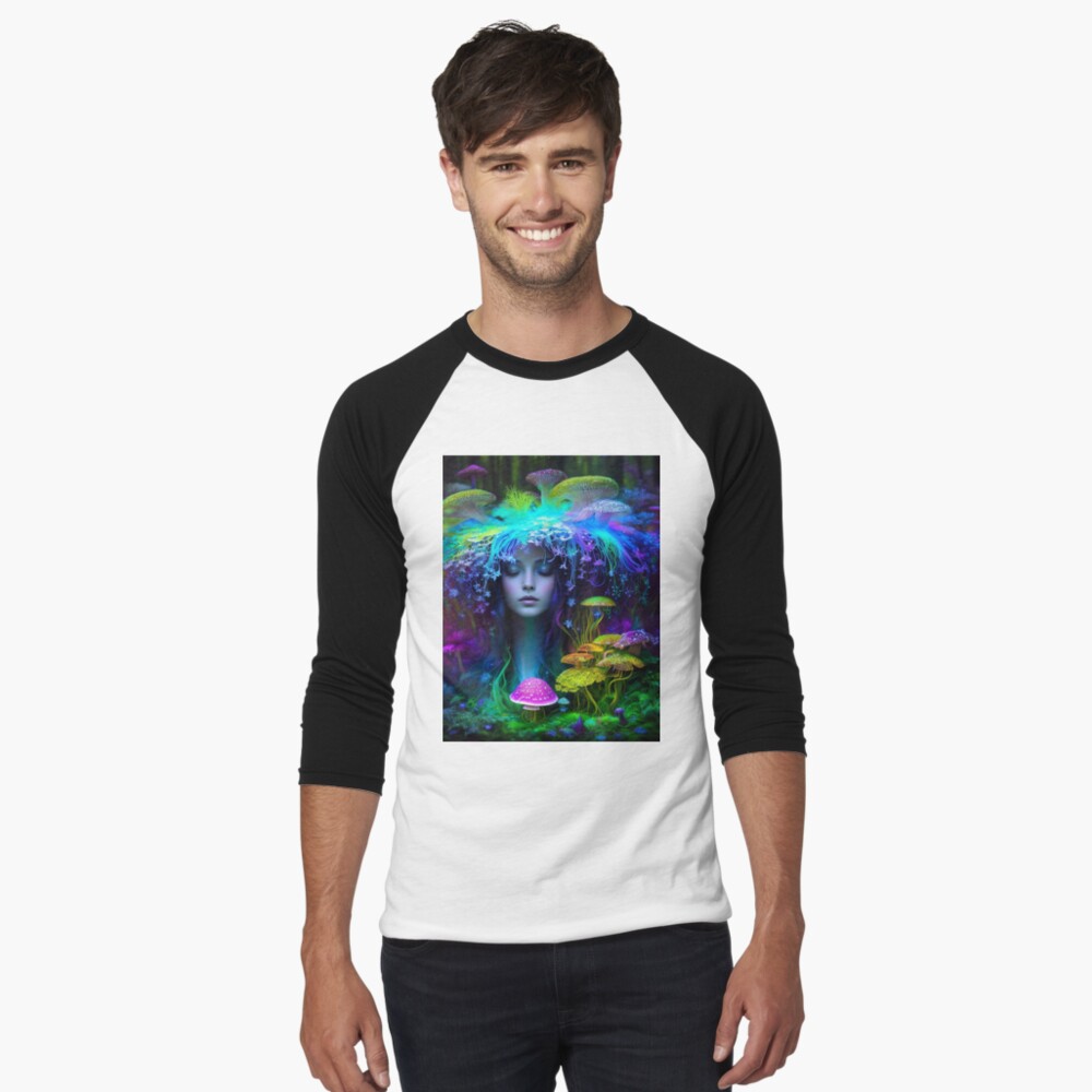 Item preview, Baseball ¾ Sleeve T-Shirt designed and sold by PsychedelicPsyc.