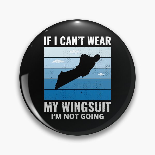 Item preview, Wingsuit flying Base Jumping Skydiving designed and sold by TastefulTees.