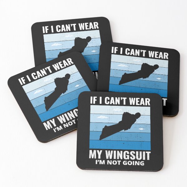 Item preview, Wingsuit flying Base Jumping Skydiving designed and sold by TastefulTees.