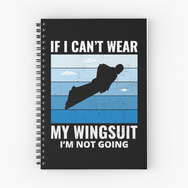 Item preview, Wingsuit flying Base Jumping Skydiving designed and sold by TastefulTees.