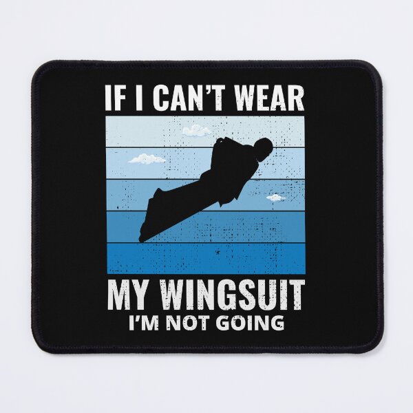 Item preview, Wingsuit flying Base Jumping Skydiving designed and sold by TastefulTees.