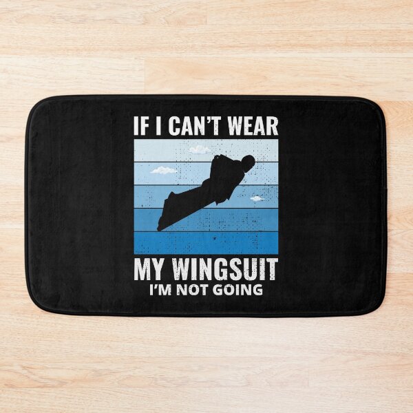 Item preview, Wingsuit flying Base Jumping Skydiving designed and sold by TastefulTees.