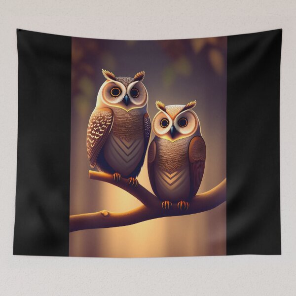 Item preview, Two owls  designed and sold by NTGUILTY.