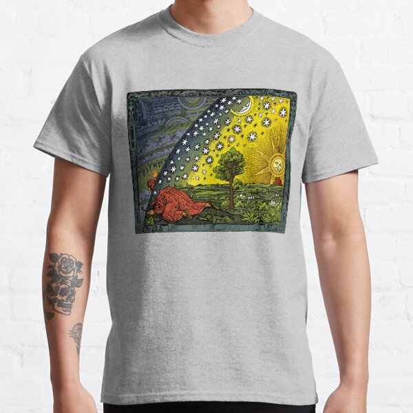 The Flammarion engraving, hand coloured Classic T-Shirt