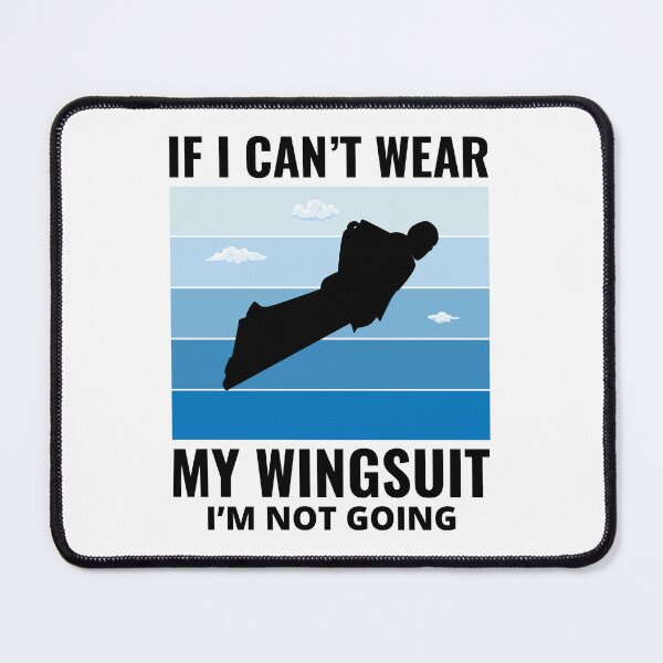 Item preview, Wingsuit flying Base Jumping Skydiving Skydive designed and sold by TastefulTees.