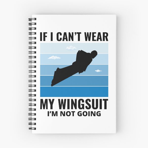 Item preview, Wingsuit flying Base Jumping Skydiving Skydive designed and sold by TastefulTees.