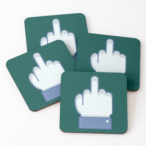 Item preview, Facebook middle finger emoji   designed and sold by CosmicTeesCoO.