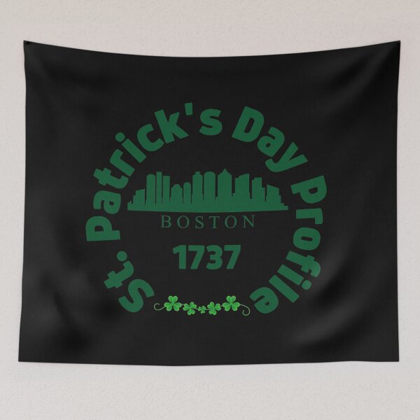 Item preview, st patricks day profile Boston designed and sold by Jettart.