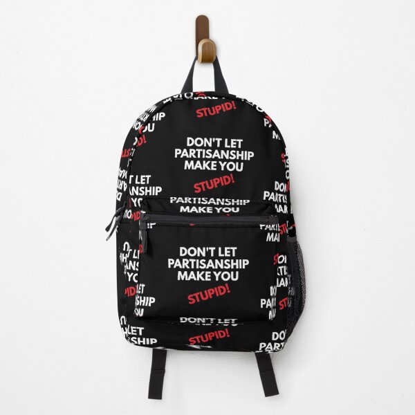 Item preview, Don't let partisanship in white designed and sold by Politics-Corner.