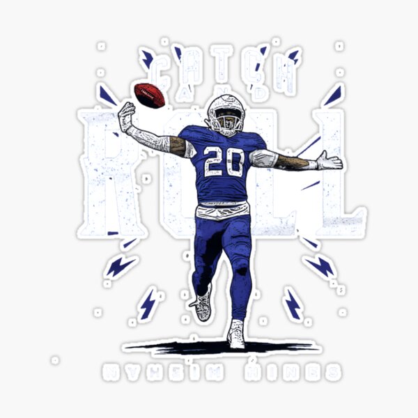 Julian Love Football Paper Poster Giants 2 - Julian Love - Sticker