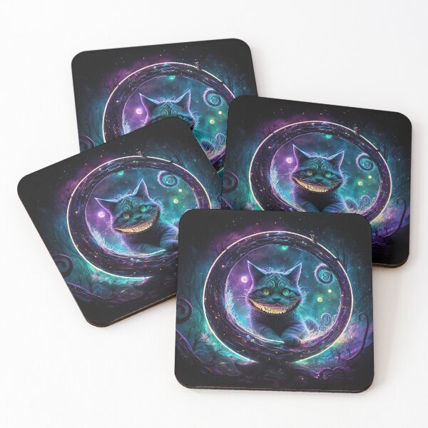 Item preview, Creepy cat in space poster/sticker designed and sold by artyficial-.