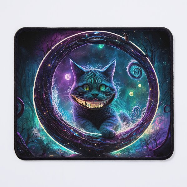 Item preview, Creepy cat in space poster/sticker designed and sold by artyficial-.