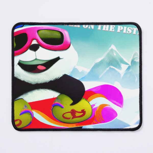 Item preview, Funny panda snowboarder gift designed and sold by TeeArtistry.