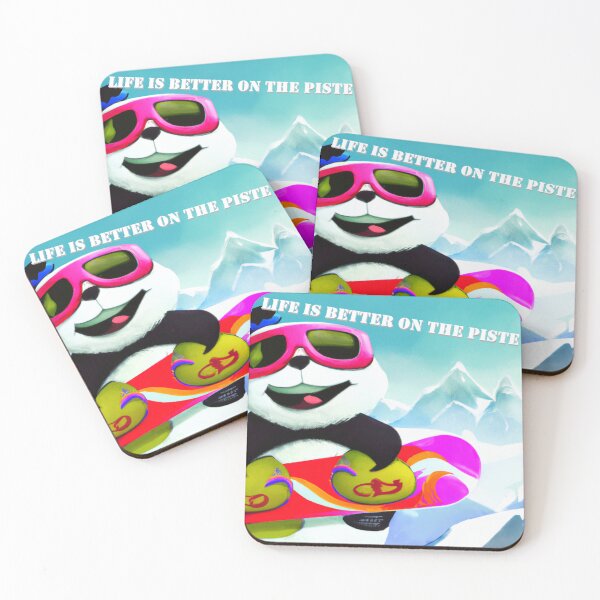 Item preview, Funny panda snowboarder gift designed and sold by TeeArtistry.