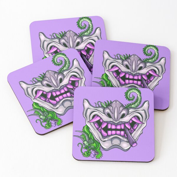 Item preview, Demon menpo samurai fighter dragon designed and sold by Purplecubeart.