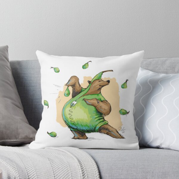Item preview, Bear Pear - Grizzly Pear Drawing designed and sold by ArtByPMW.