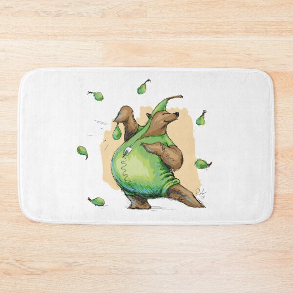 Item preview, Bear Pear - Grizzly Pear Drawing designed and sold by ArtByPMW.