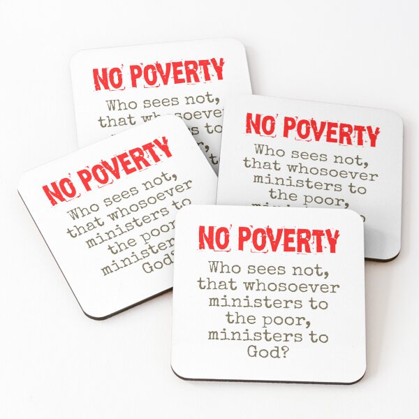 Item preview, Who Sees Not That Whosoever - Poverty Quote  designed and sold by CrankyOldDude.