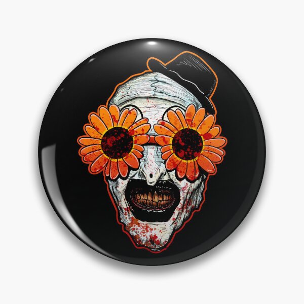 Item preview, Art The Clown Terrifier 2 Sunflower Sunglasses Horror designed and sold by BetterDaze.