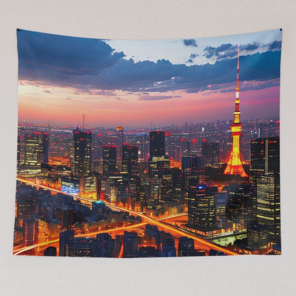 Item preview, Dramatic Lighting in the City: Tokyo at Night designed and sold by D3monic.