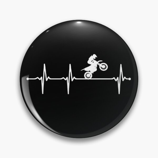 Item preview, Rider Motorcycle Heartbeat ECG Sports Biker Wv designed and sold by KleverOlivier.