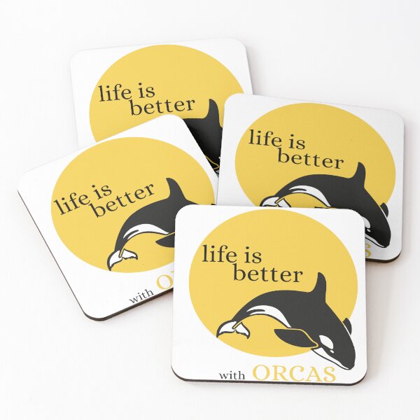 Item preview, Elegant life is better with orcas  designed and sold by AtergK.