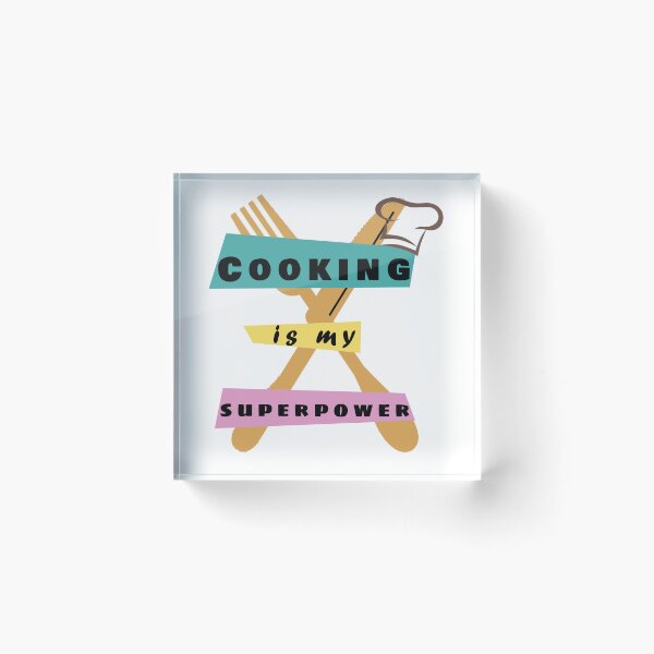 Item preview, Cooking is my superpower designed and sold by LiveItNow.