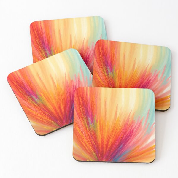 Item preview, Colorful warm autumn vibrant hues of paint designed and sold by RK - Shop.