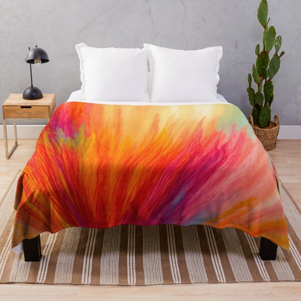 Item preview, Colorful warm autumn vibrant hues of paint designed and sold by RK - Shop.