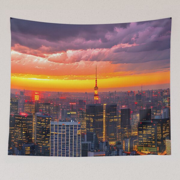 Item preview, Epic Composition in the Land of the Rising Sun: Tokyo's Beauty designed and sold by D3monic.