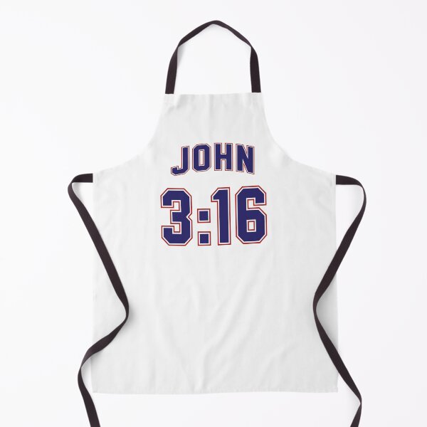 Item preview, John 3:16 Football Jersey Style - White Background designed and sold by joshcartoonguy.