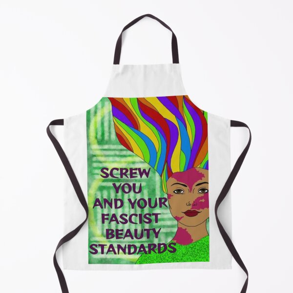 Item preview, Feminist Humanist Quote - Screw Your Fascist Beauty Standards designed and sold by LethalPixieDust.