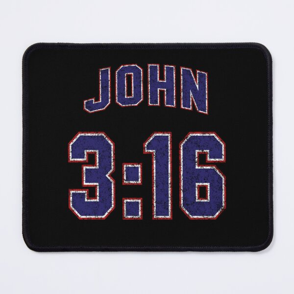 Item preview, John 3:16 Football Jersey Style - Distressed designed and sold by joshcartoonguy.