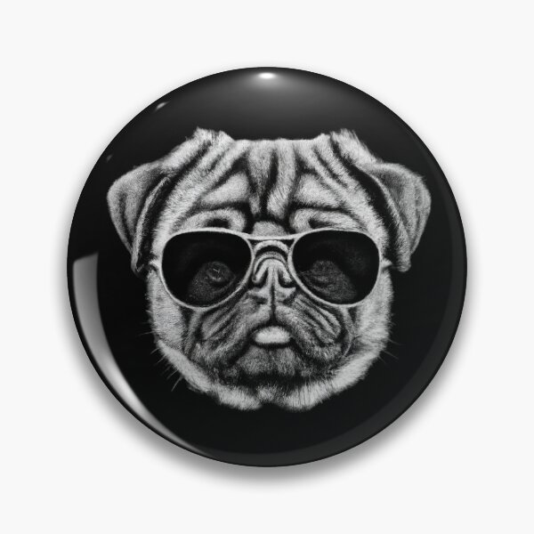 Item preview, Pug with sunglasses designed and sold by Rahdoo.