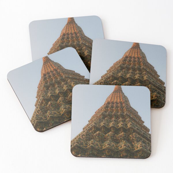 Item preview, 2nd Buddha stupa reaching symmetric in the clear sky. designed and sold by kall3bu.