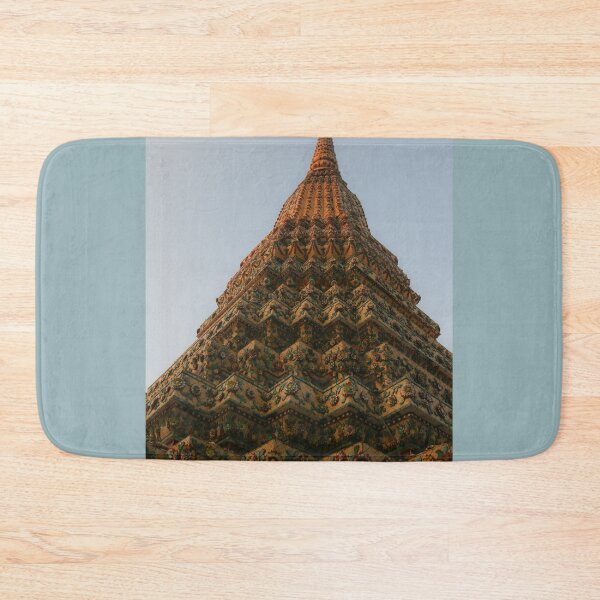 Item preview, 2nd Buddha stupa reaching symmetric in the clear sky. designed and sold by kall3bu.