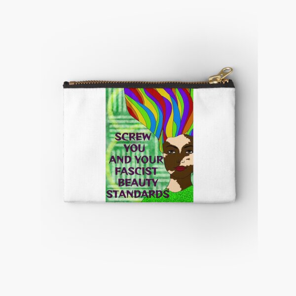 Item preview, Feminist Humanist Quote - Screw Your Fascist Beauty Standards designed and sold by LethalPixieDust.