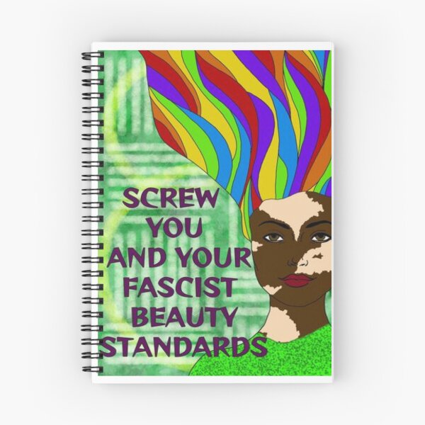 Item preview, Feminist Humanist Quote - Screw Your Fascist Beauty Standards designed and sold by LethalPixieDust.