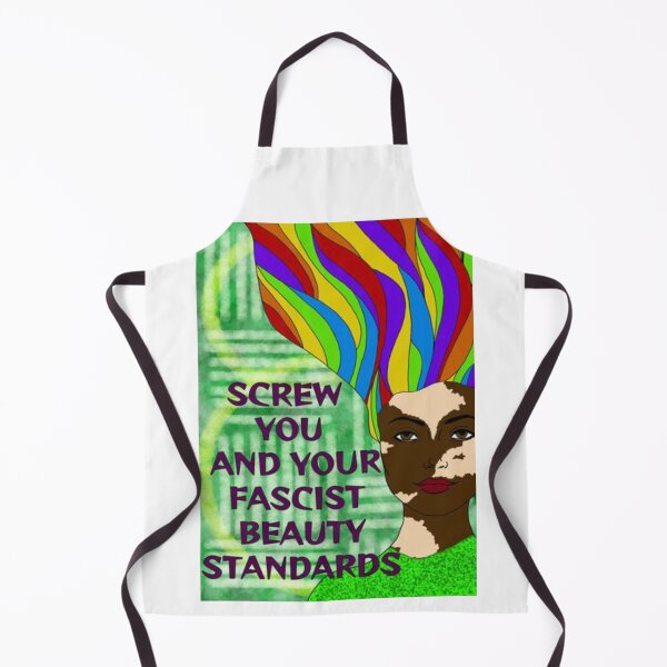 Item preview, Feminist Humanist Quote - Screw Your Fascist Beauty Standards designed and sold by LethalPixieDust.
