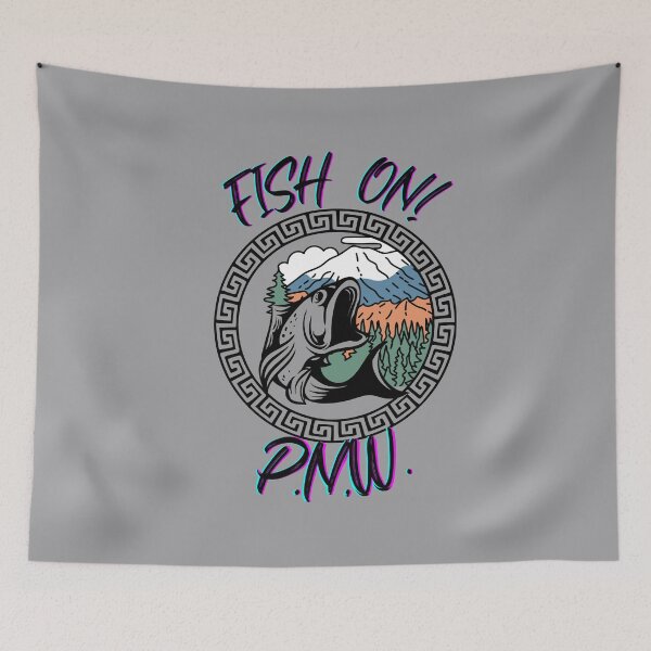 Item preview, Fish On! P.N.W designed and sold by snowkitsune.