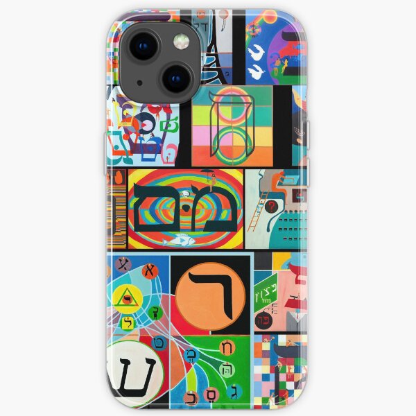 Modern Hebrew Alephbet iPhone Soft Case