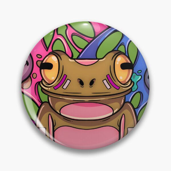 Item preview, Trippy Mushroom Happy Toad designed and sold by Purplecubeart.