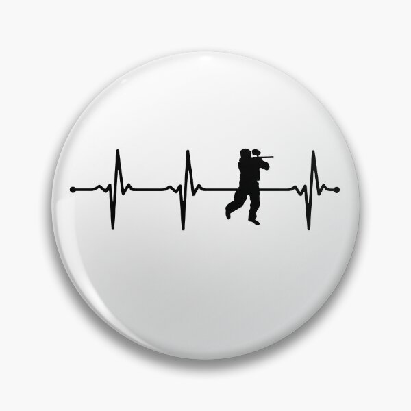 Artikelvorschau, Paintballer Shooter Heartbeat ECG Bv entworfen und verkauft von KleverOlivier.
